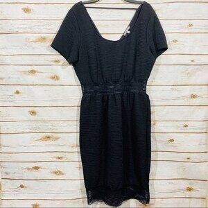 New Charlotte Russe plus size black short sleeve dress
